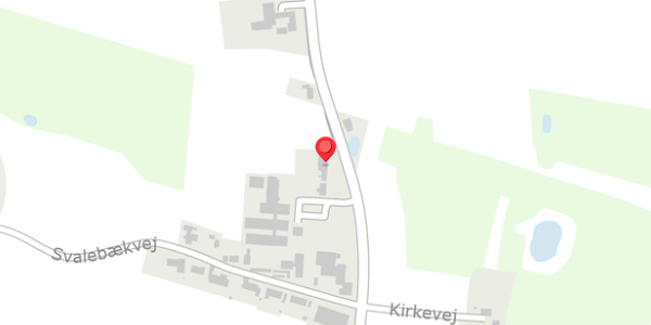 Trafikstøjkort på Kirkevej 14, . , 4690 Haslev