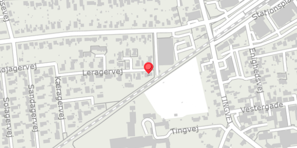Trafikstøjkort på Leragervej 22, . , 4690 Haslev
