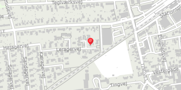 Trafikstøjkort på Leragervej 29, . , 4690 Haslev