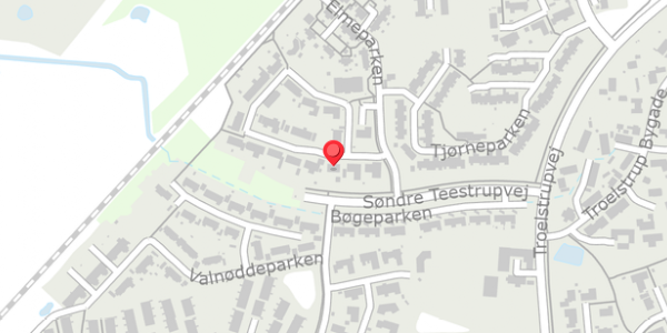 Trafikstøjkort på Lindeparken 5, . , 4690 Haslev