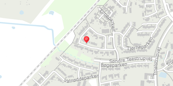 Trafikstøjkort på Lindeparken 8, . , 4690 Haslev