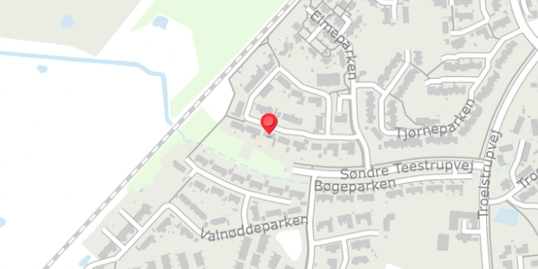 Trafikstøjkort på Lindeparken 11, . , 4690 Haslev