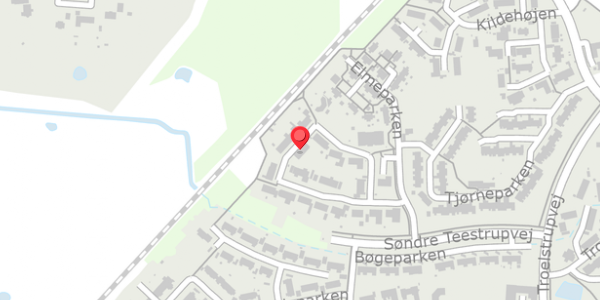 Trafikstøjkort på Lindeparken 12, . , 4690 Haslev