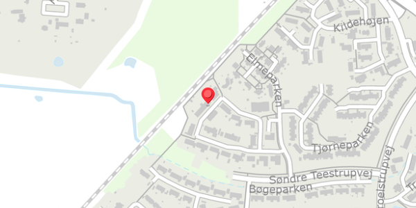 Trafikstøjkort på Lindeparken 21B, . , 4690 Haslev
