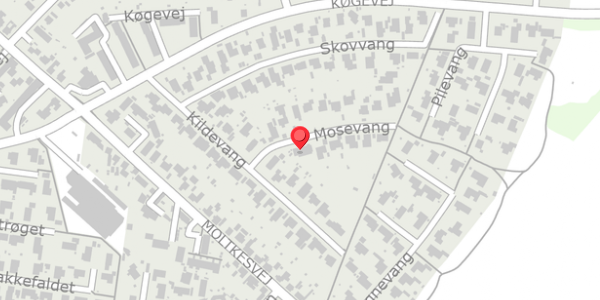 Trafikstøjkort på Mosevang 4, . , 4690 Haslev