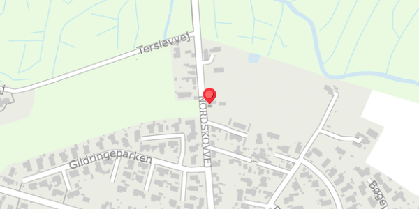 Trafikstøjkort på Nordskovvej 34, . , 4690 Haslev