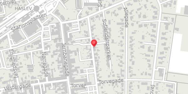 Trafikstøjkort på Nygade 17, . , 4690 Haslev