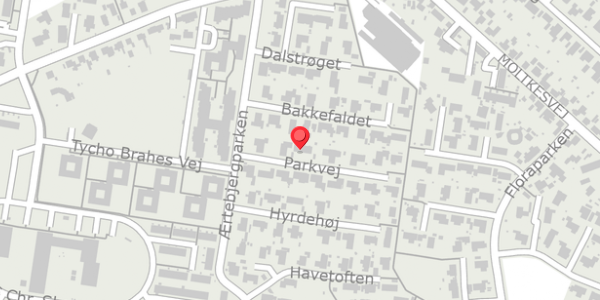 Trafikstøjkort på Parkvej 5A, . , 4690 Haslev