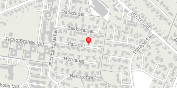 Trafikstøjkort på Parkvej 9, . , 4690 Haslev