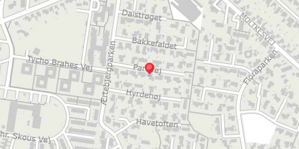 Trafikstøjkort på Parkvej 10, . , 4690 Haslev
