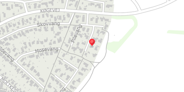 Trafikstøjkort på Pilevang 21, . , 4690 Haslev