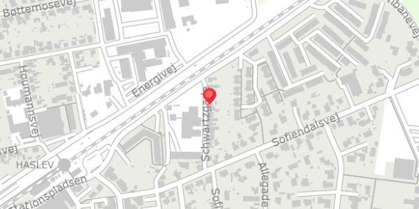 Trafikstøjkort på Schwartzgade 14, . , 4690 Haslev