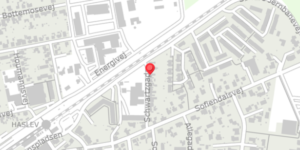 Trafikstøjkort på Schwartzgade 16, . , 4690 Haslev