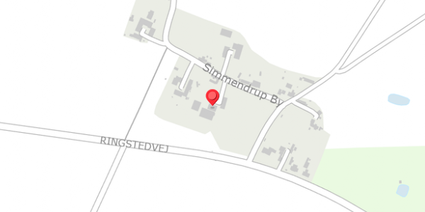 Trafikstøjkort på Simmendrup By 1, . , 4690 Haslev