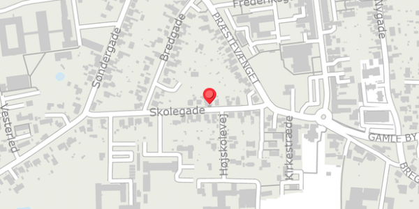 Trafikstøjkort på Skolegade 10, . , 4690 Haslev