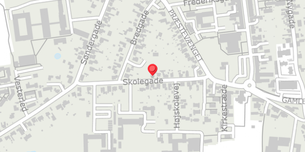 Trafikstøjkort på Skolegade 14, . , 4690 Haslev