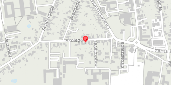 Trafikstøjkort på Skolegade 15, . , 4690 Haslev
