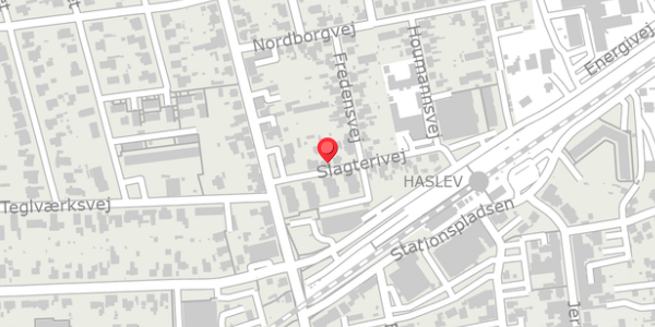 Trafikstøjkort på Slagterivej 9, 4690 Haslev