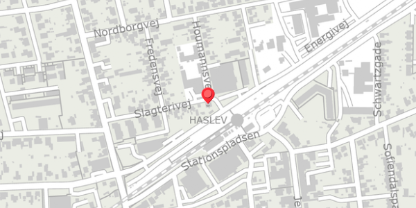 Trafikstøjkort på Slagterivej 16, . , 4690 Haslev