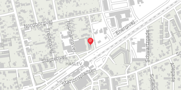 Trafikstøjkort på Energivej 13, 4690 Haslev