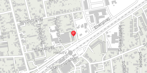 Trafikstøjkort på Energivej 15, 4690 Haslev