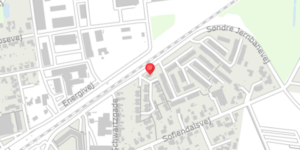 Trafikstøjkort på Sofielunden 1, 4690 Haslev