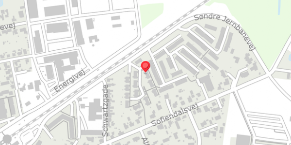Trafikstøjkort på Sofielunden 3, 4690 Haslev