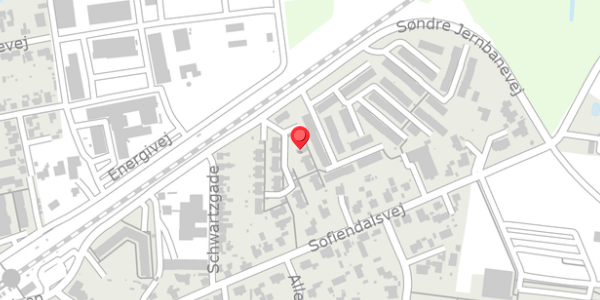 Trafikstøjkort på Sofielunden 5, 4690 Haslev