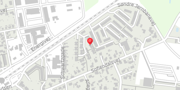 Trafikstøjkort på Sofielunden 7, 4690 Haslev
