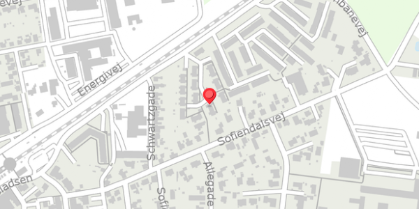 Trafikstøjkort på Sofielunden 15, 4690 Haslev