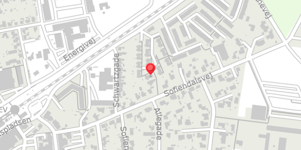 Trafikstøjkort på Sofielunden 19, 4690 Haslev
