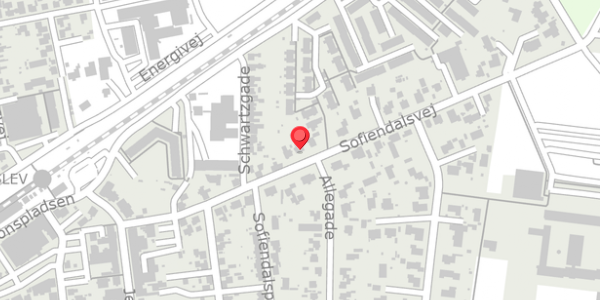 Trafikstøjkort på Sofiendalsvej 21, 4690 Haslev