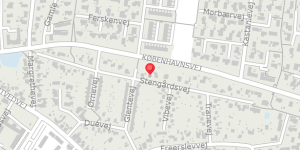 Trafikstøjkort på Stengårdsvej 21, 4690 Haslev