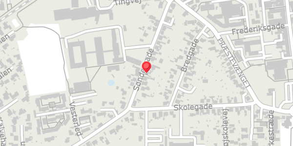 Trafikstøjkort på Søndergade 21, 4690 Haslev