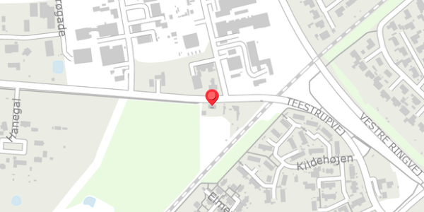 Trafikstøjkort på Teestrupvej 9, 4690 Haslev