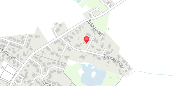 Trafikstøjkort på Ternesøvej 5, . , 4690 Haslev