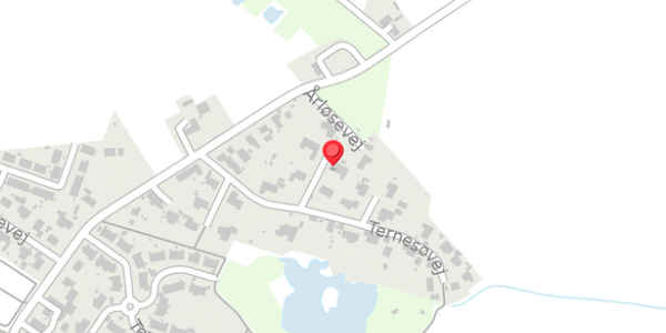 Trafikstøjkort på Ternesøvej 13, 4690 Haslev