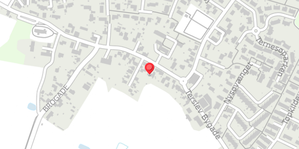 Trafikstøjkort på Terslev Bygade 15, . , 4690 Haslev