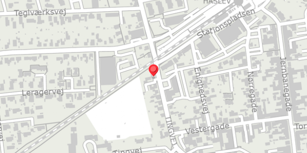 Trafikstøjkort på Tingvej 2, . , 4690 Haslev