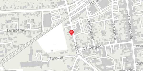 Trafikstøjkort på Tingvej 10, . , 4690 Haslev