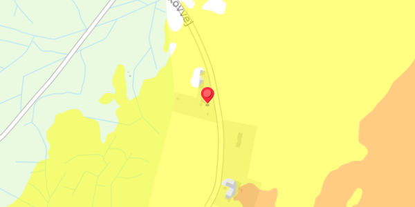Trafikstøjkort på Torpeskovvej 21, 4690 Haslev