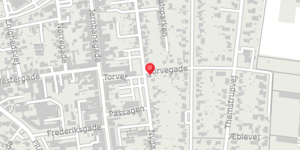Trafikstøjkort på Torvegade 8B, . , 4690 Haslev
