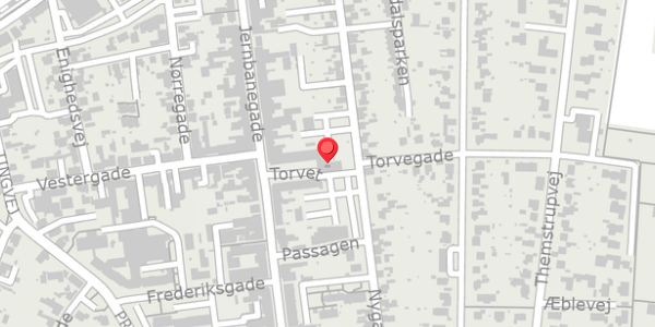 Trafikstøjkort på Torvet 13, 2. th, 4690 Haslev