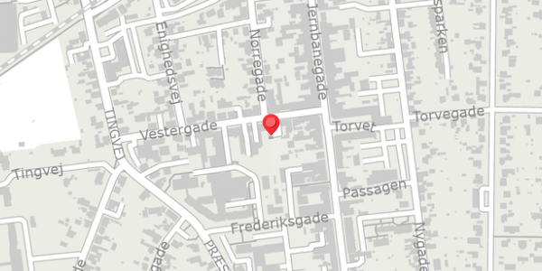 Trafikstøjkort på Vestergade 7C, . , 4690 Haslev