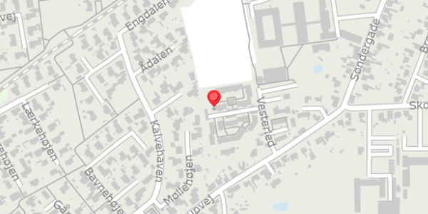 Trafikstøjkort på Vesterled 41, 4690 Haslev