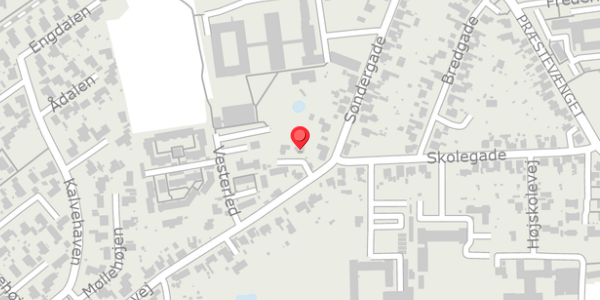 Trafikstøjkort på Vestervang 2, . , 4690 Haslev