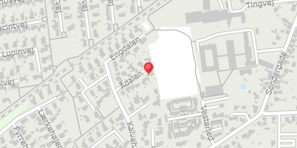 Trafikstøjkort på Ådalen 10, . , 4690 Haslev