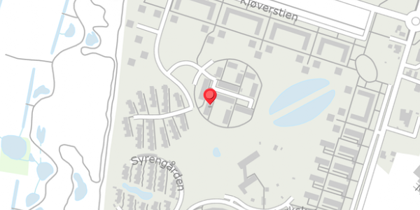 Trafikstøjkort på Bøgegården 12, 4300 Holbæk
