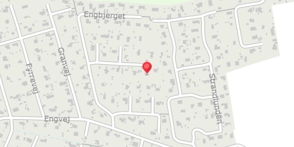 Trafikstøjkort på Engbjerget 50, . , 4300 Holbæk