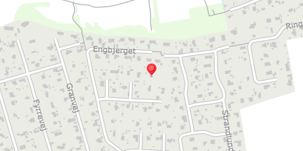Trafikstøjkort på Engbjerget 58, 4300 Holbæk